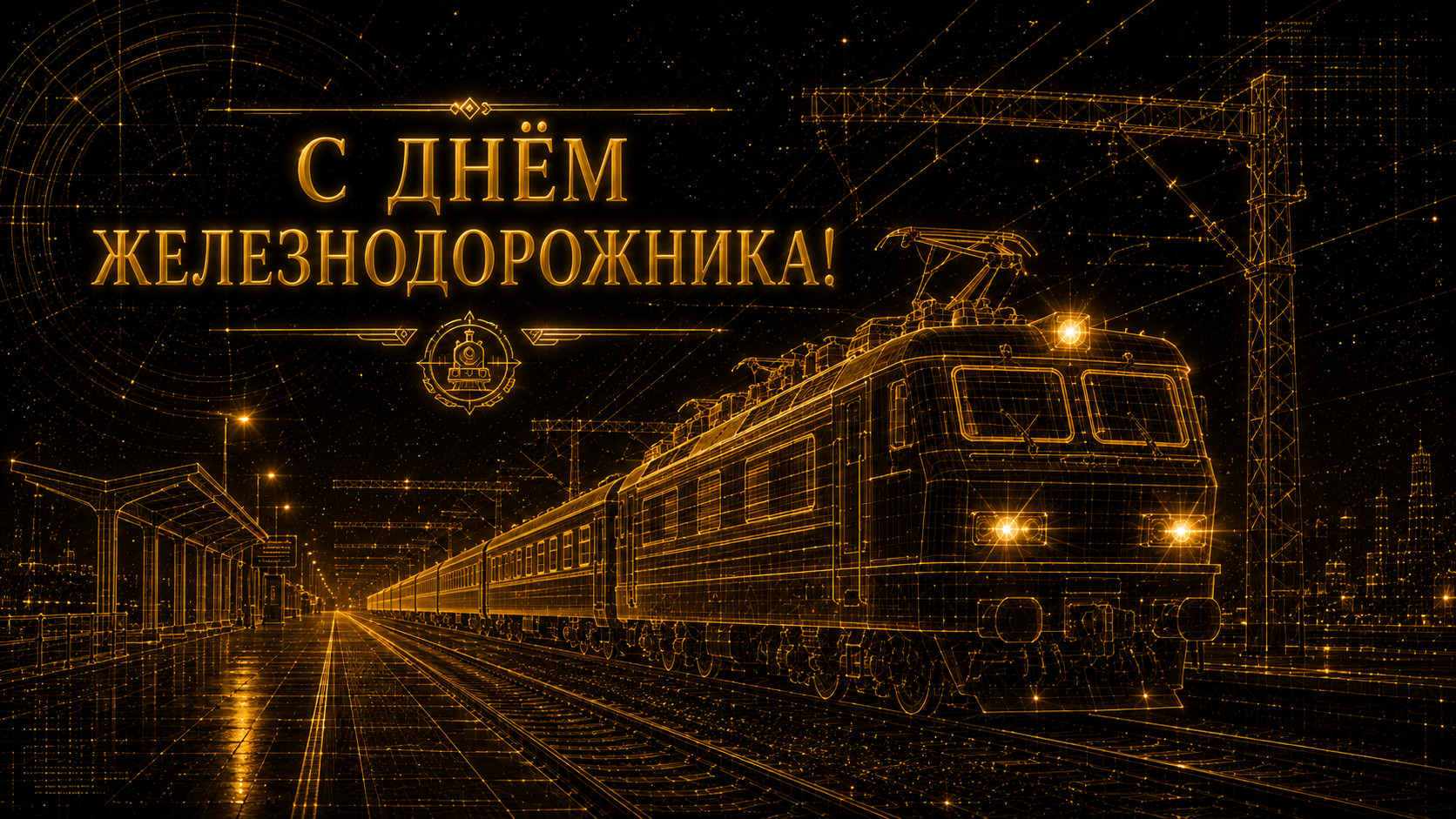 Поздравляем с Днём железнодорожника!