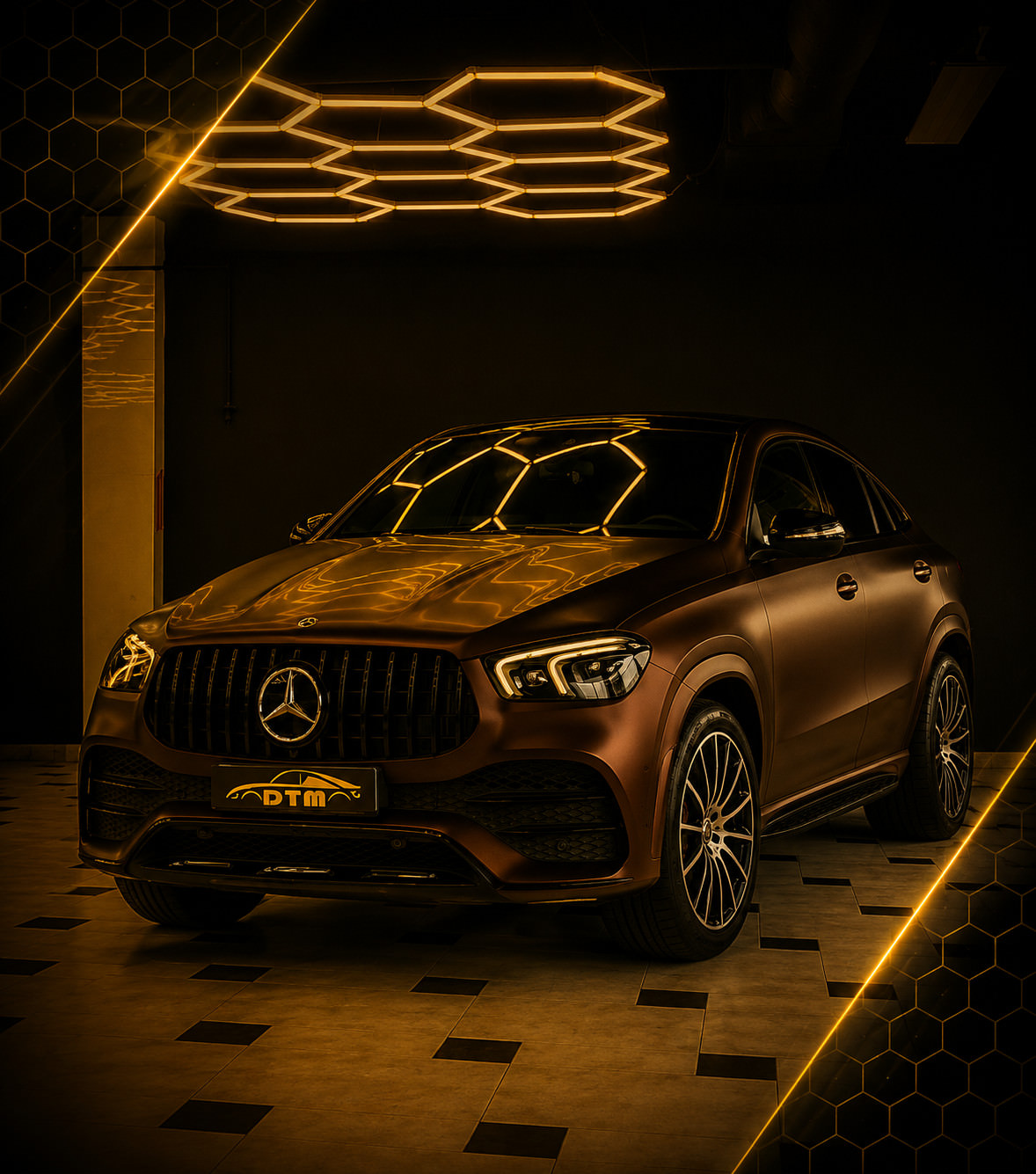 Спортивный внедорожник Mercedes-Benz GLE Coupe обновили в Санкт-Петербурге